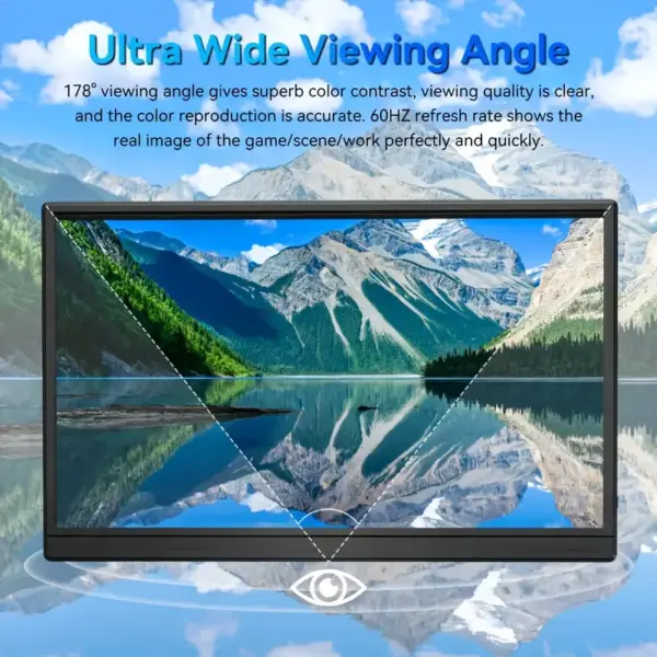 15.6" Portable Monitor (1920x1080P, HDR & FreeSync) - Image 5