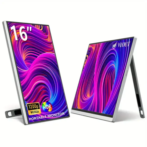 2024 VEOUT 16-Inch Portable Monitor (1920x1200P, IPS) - Image 6