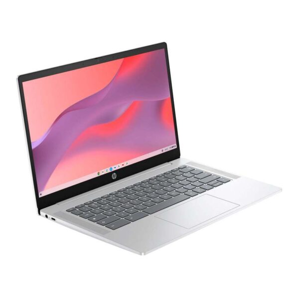 HP 14a-nf0131wm 14" HD Chromebook Intel Processor N200 4GB RAM 128GB UFS Glacier Silver Chrome OS (Refurbished)