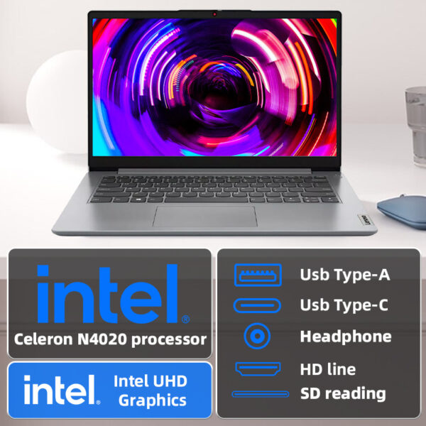 Lenovo IdeaPad 1 Laptop – 14" HD, Intel Celeron N4020, 4GB RAM, 128GB eMMC, Windows 11 S - Image 8
