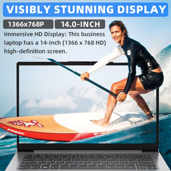 Lenovo IdeaPad 1 Laptop – 14" HD, Intel Celeron N4020, 4GB RAM, 128GB eMMC, Windows 11 S - Image 9