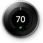 Google Nest Learning Thermostat 3rd Gen Stainless Steel T3007ES