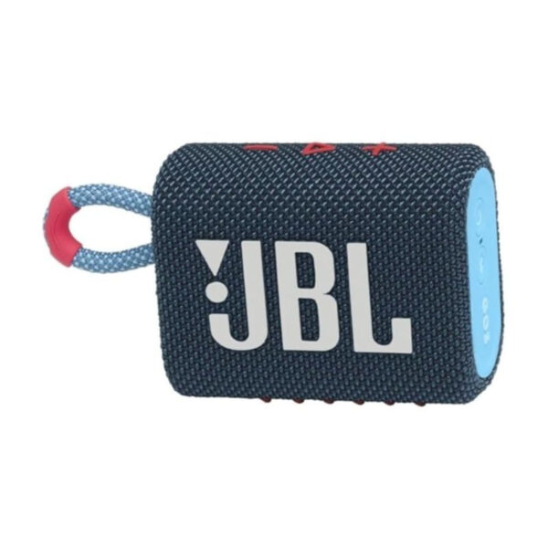 JBL Go 3 Portable Waterproof Wireless IP67 Dustproof Outdoor Bluetooth Speaker (Blue Pink) - Image 2