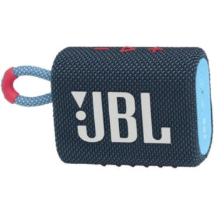 JBL Go 3 Portable Waterproof Wireless IP67 Dustproof Outdoor Bluetooth Speaker (Blue Pink)