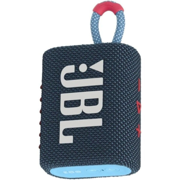 JBL Go 3 Portable Waterproof Wireless IP67 Dustproof Outdoor Bluetooth Speaker (Blue Pink) - Image 3