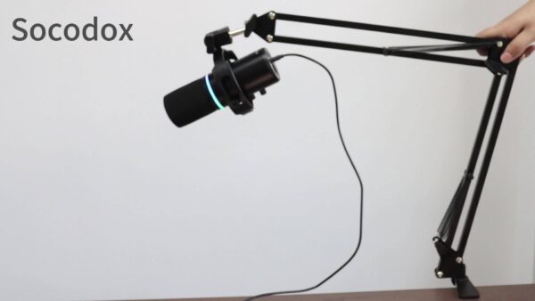 Dynamic Microphone Kit, RGB Podcast Mic with Software - Image 9