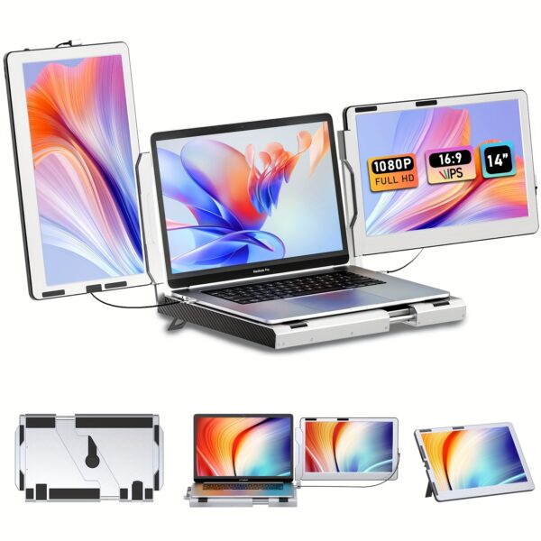 14" Laptop Screen Extender (FHD 1080P IPS Portable Monitor) - Image 6