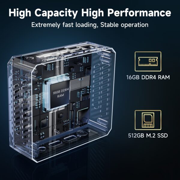 ANOZMVIEW N95 Mini PC, Intel Processor N95 (up To 3.4GHz) - Image 5