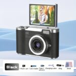4K HD Digital Camera with 2.4‑Inch Flip Screen – High‑Resolution Photography