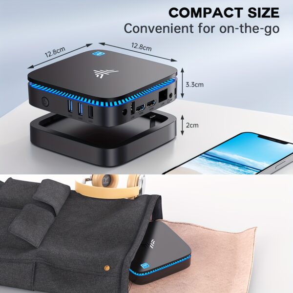 ACEMAGIC N5105 Mini PC, Desktop Computer with 12GB LPDDR5 4800MHz RAM - Image 7