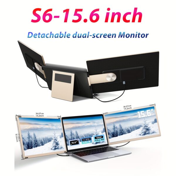 Laptop Expansion Screen 14 Inch IPS 178 Degree Wide Viewing Angle - Image 4