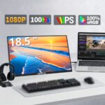 HGFRTEE 18.5-Inch 120Hz Portable Gaming Monitor