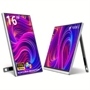 2024 VEOUT 16-Inch Portable Monitor (1920x1200P, IPS)