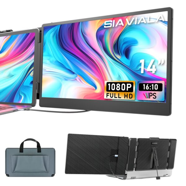 14" Laptop Screen Extender (FHD 1080P IPS Portable Monitor)