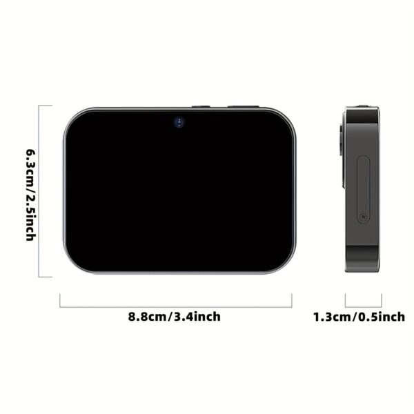 4K Ultra HD Touchscreen Mini Digital Camera, 64MP Triple Camera - Image 5