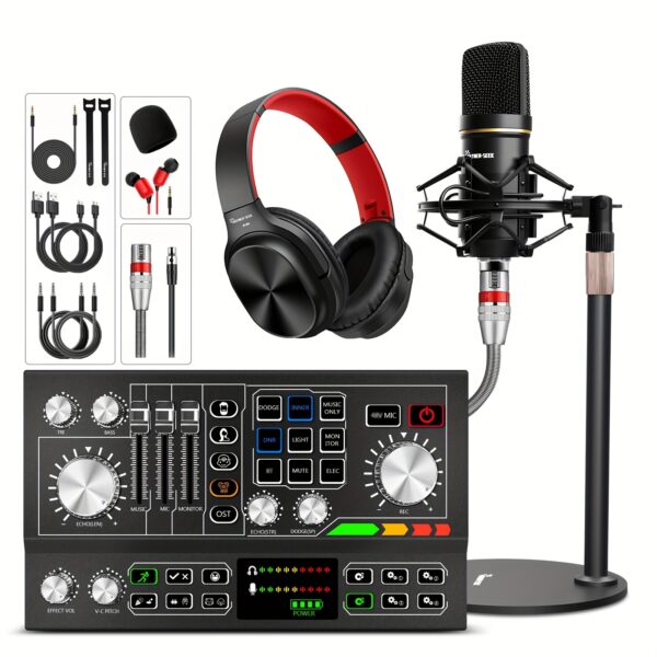 podcast record equipment bundle