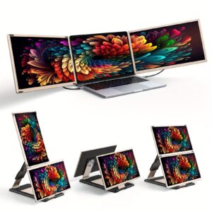 15.6" Triple Extension Portable Monitor with Speakers