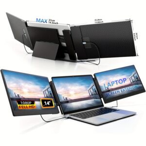 Laptop Expansion Screen 14 Inch IPS 178 Degree Wide Viewing Angle