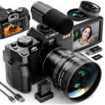 NBD 4K Digital Camera – 48MP, 16X Digital Zoom, Black – High‑Resolution Photography