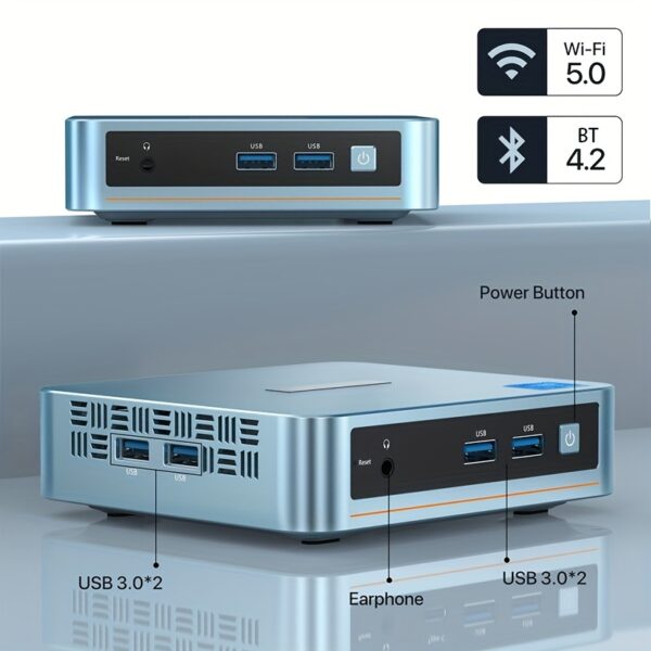 PELADN WI-4 Mini PC, 11th Gen N5095 - Image 6