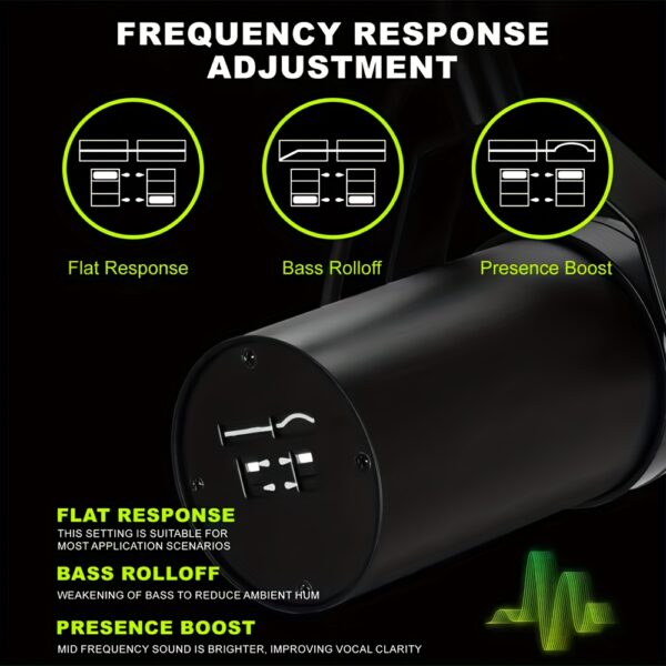 Professional SM7B Dynamic Microphone For Studio Recording, Podcasting, Gaming - Image 8