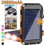 Solar Charger 39,800mAh Power Bank – Portable High‑Capacity Charger