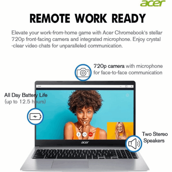 Acer Chromebook 315 – 15.6" HD Laptop for Students & Business - Image 6