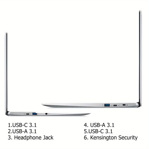 Acer 15.6" Chromebook – Intel Celeron N4020, 4GB RAM, Up to 320GB Storage, Chrome OS - Image 4
